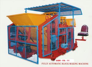 Fully Automatic Hollow Concrete Block Making Machine