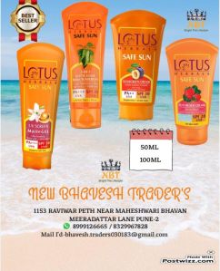 lotus sunscreen lotion