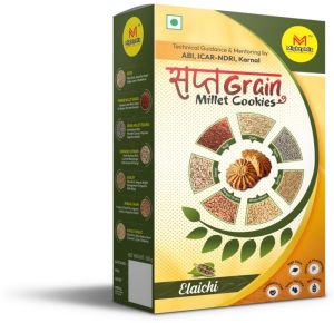 MightyMix Saptgrain Millet Cookies Elaichi Flavour