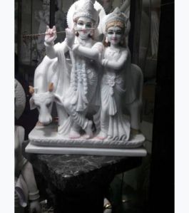 Marble Radha Krishna Moorti