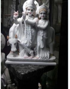 Marble Radha Krishna Statue