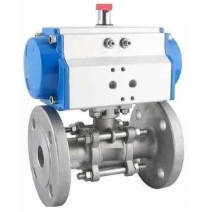 ball valve with actuator