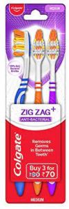 Colgate Zigzag Antibacterial Toothbrush