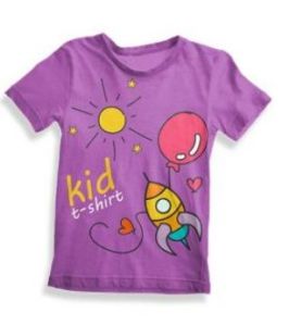 Kids Round Neck Printed T-Shirt