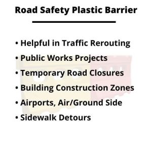 Red / Yellow LLDPE Road Safety Fence Barricade RSF-214012