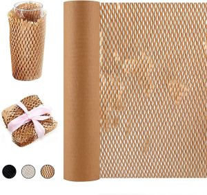 Brown Honeycomb Paper Wrapping Roll