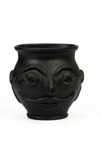 terracotta mask planter