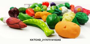 clay miniature vegetable fruits