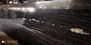 Monsoon Black Granite Polished Slabs