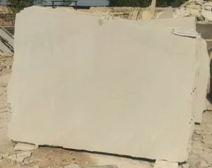 yellow sandstone slabs