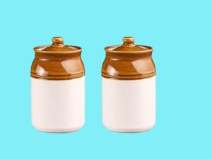 Ceramic Handmade Pickle Jar Container
