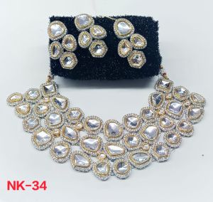 Kundan Choker Necklace Set