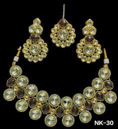 Party Wear Kundan Necklace Set