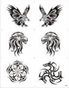 Temporary Water Transfer Tattoos
