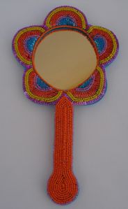 Multicolor Hand Mirror