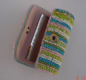 Multicolor Sequin Lipstick Bag