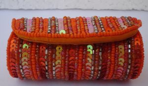 Multicolor Sequin Lipstick Bag
