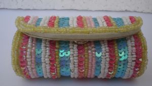 Multicolor Sequin Lipstick Bag