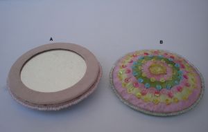 Multicolor Hand Mirror