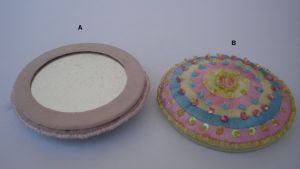 Multicolor Hand Mirror