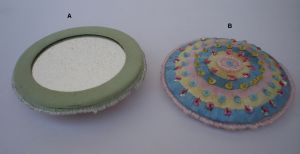 Multicolor Hand Mirror
