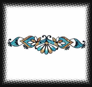Glitter Arm Band Bindi
