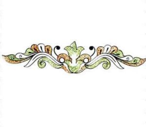 Glitter Arm Band Bindi