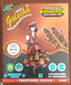 Golecha Copper Series Black Henna Cone