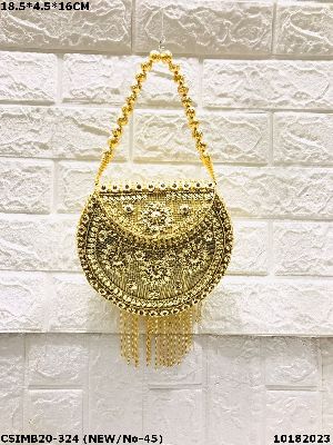 Metal Clutch Bag