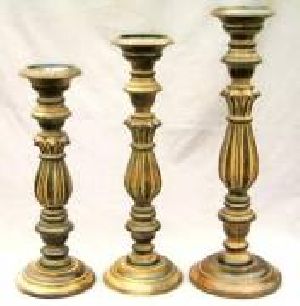 Wooden Candle Stand