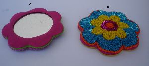 Multicolor Hand Mirror