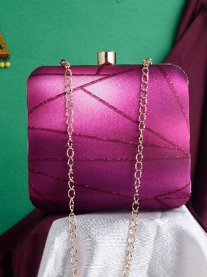 Printed Square Clutch Bag
