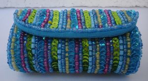 Multicolor Sequin Lipstick Bag