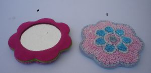 Multicolor Hand Mirror