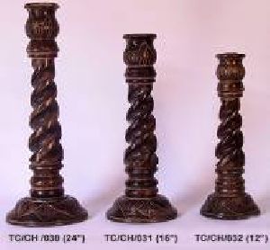 Wooden Candle Stand