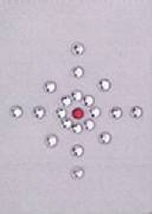 Multicolor Crystal Tattoo Bindi