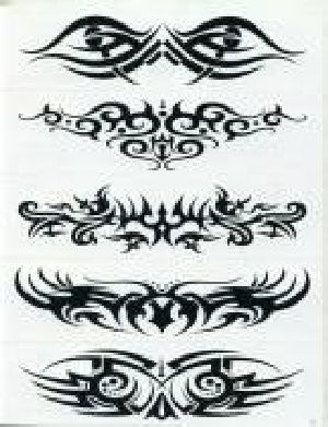 Temporary Water Transfer Tattoos