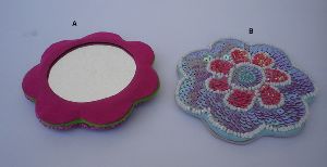 Multicolor Hand Mirror