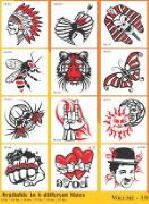 Temporary Water Transfer Tattoos