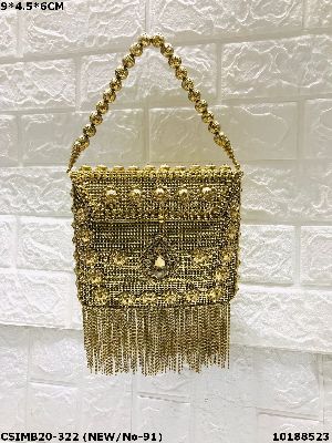 Metal Clutch Bag