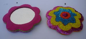 Multicolor Hand Mirror
