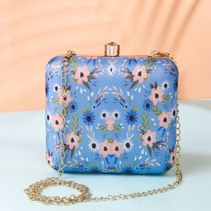 Printed Square Clutch Bag