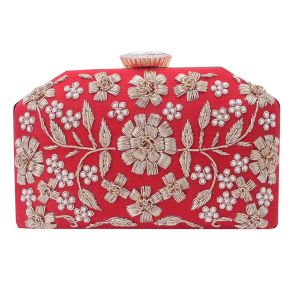 Embroidered Clutch Bag
