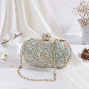 Embroidered Clutch Bag