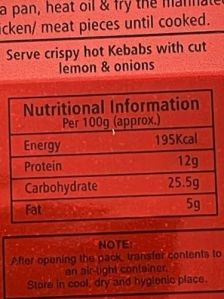 Matha Chicken Kabab Masala