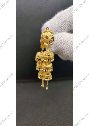 Fancy Gold Jhumka Earrings