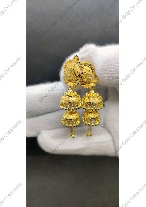 Fancy Gold Jhumka Earrings