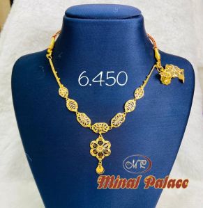 Golden Arabic Light Weight Necklace