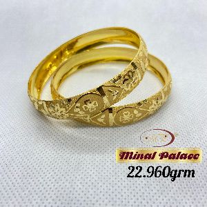 Fancy Gold Bangles
