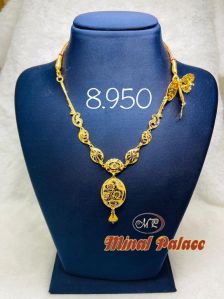 Golden Arabic Light Weight Necklace